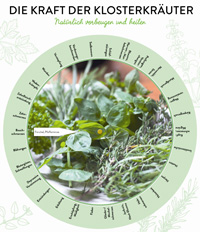 Kräuterscheibe zum Buch "Die Kraft der Klosterkräuter"